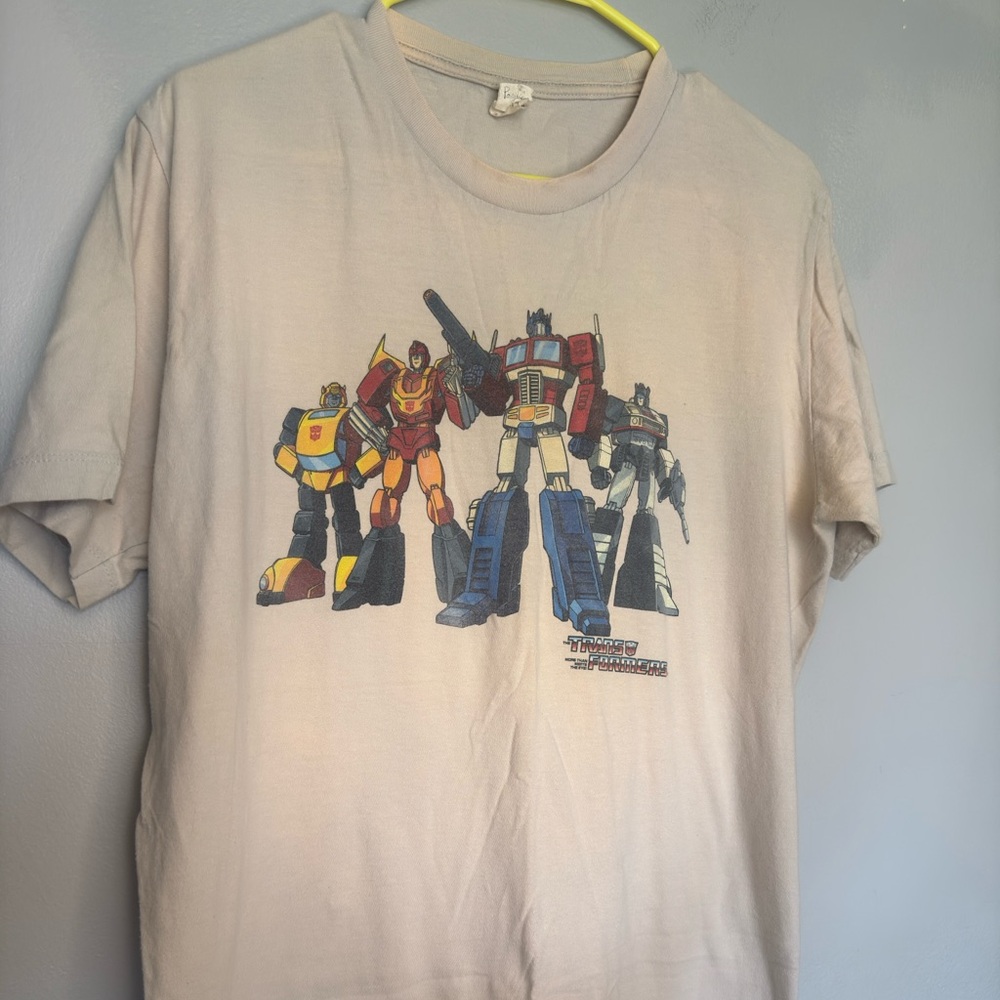 Pacific Vintage Transformers Graphic T-Shirt Size Large